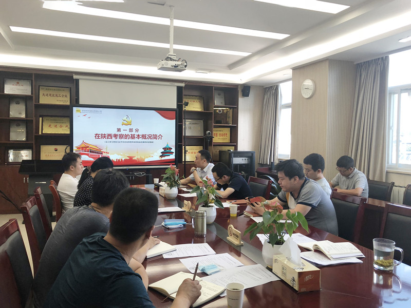 “奮力譜寫(xiě)新時(shí)代、追趕超越新篇章”——公司第四黨支部學(xué)習(xí)貫徹落實(shí)“習(xí)近平總書(shū)記來(lái)陜考察重要講話精神”  